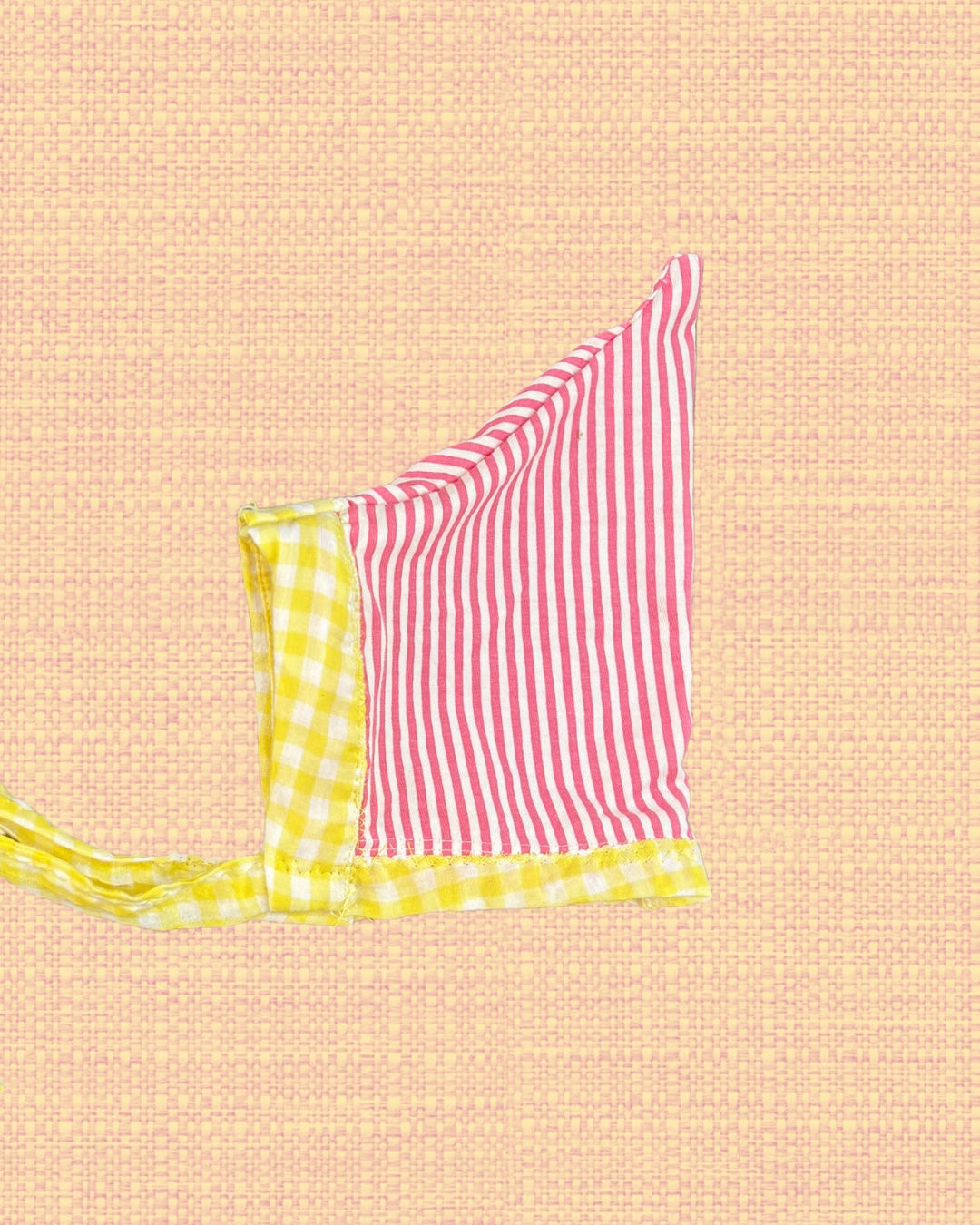 Pixie Bonnet - butter & pink